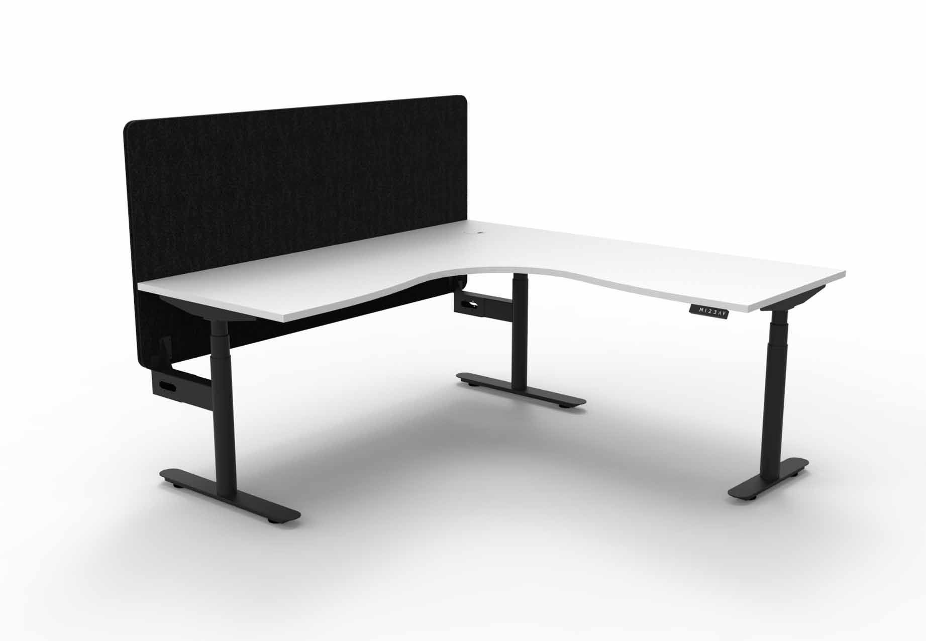 Halo+ Corner Workstation -  with Eco Screen